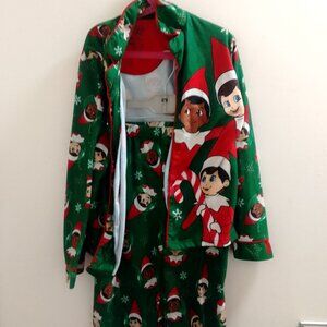 Elf On The Shelf, Long Sleeved Two Piece Little Boys Pajama Set